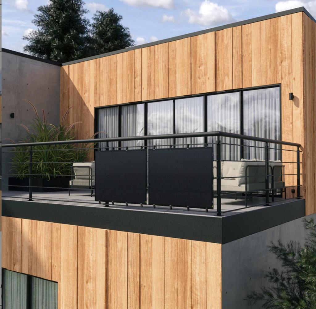 The mini modules are easy to set up and can be easily attached to the railing