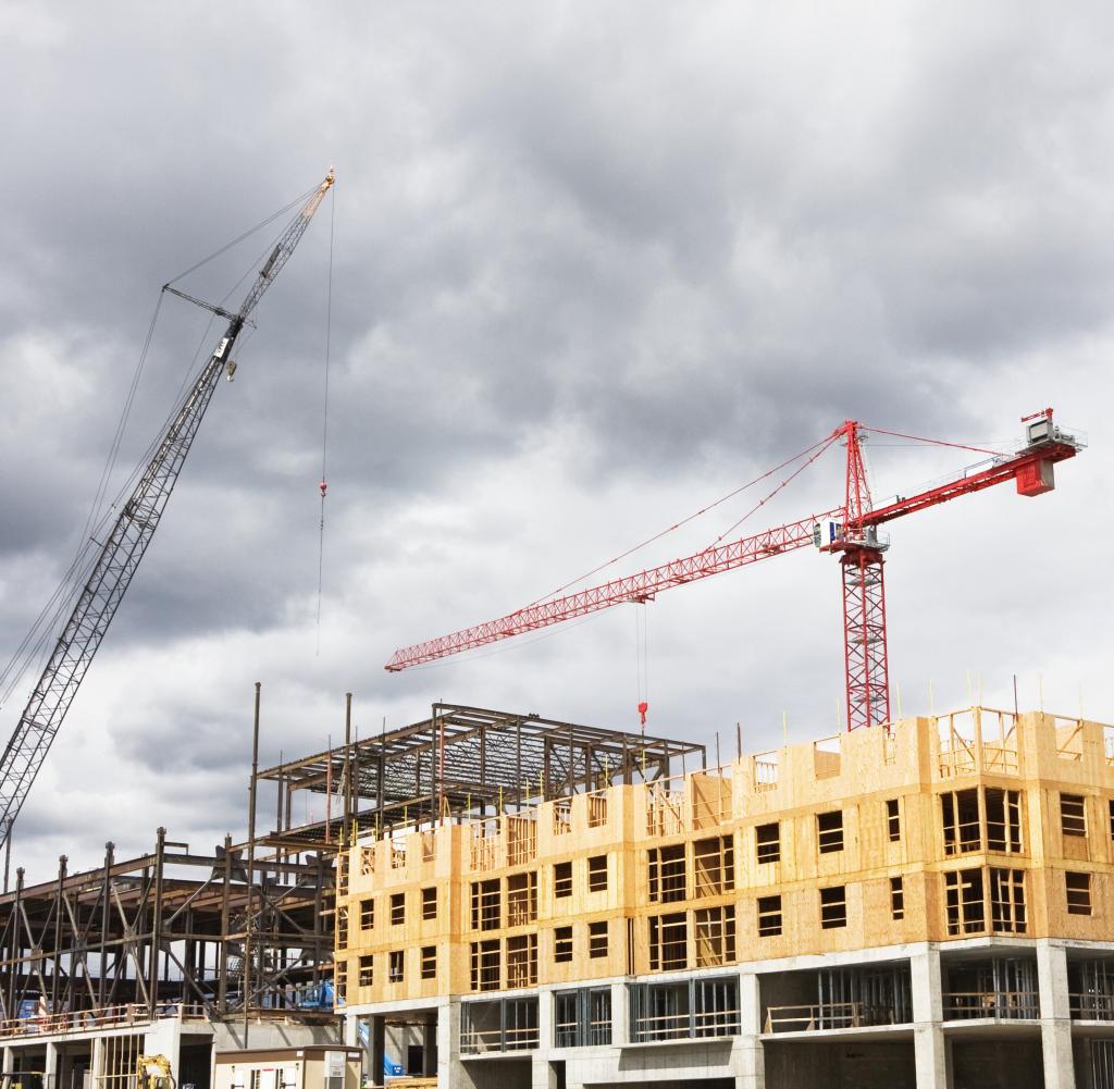 Condominiums under construction