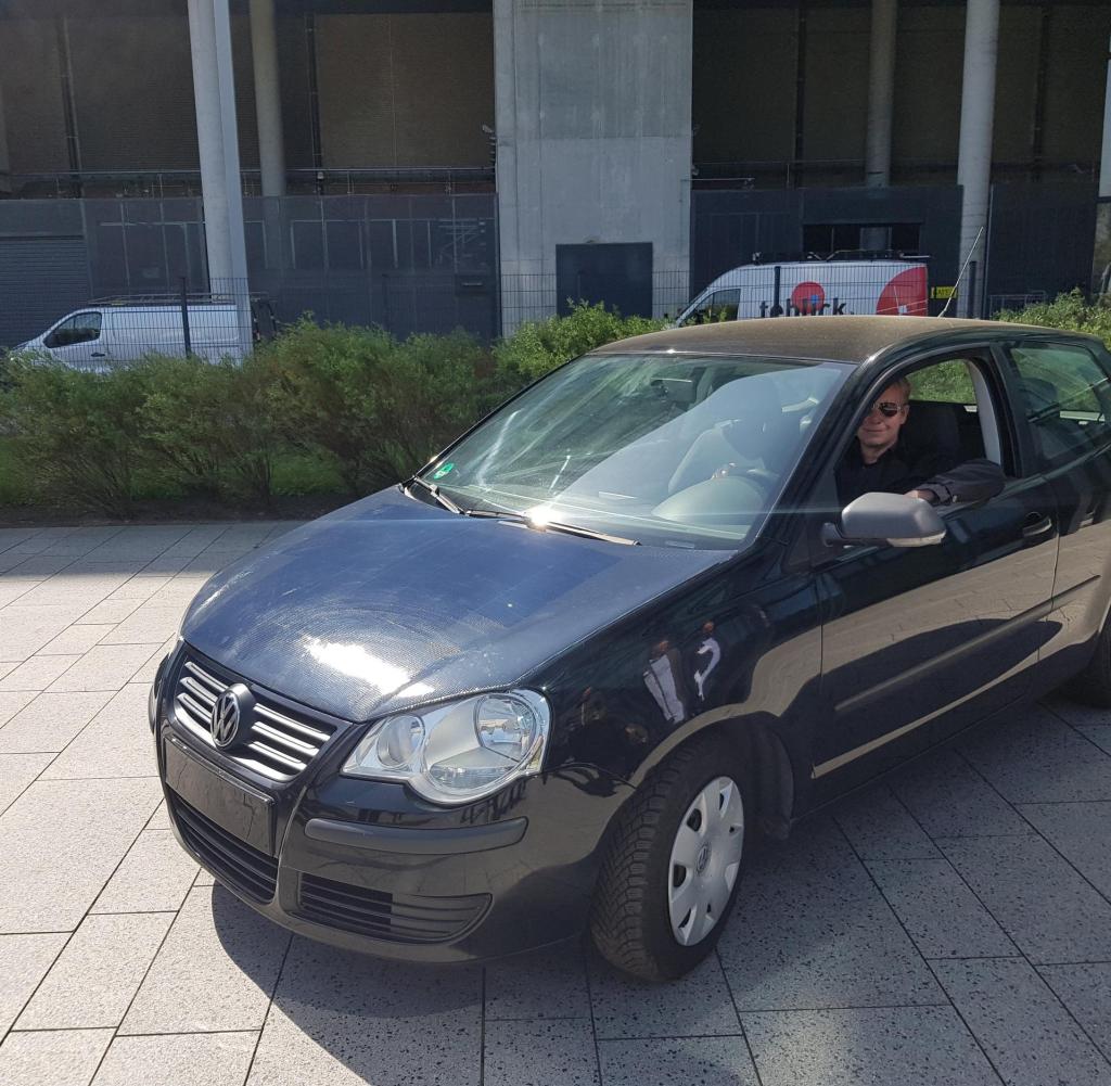 Auto mit Solarzellen