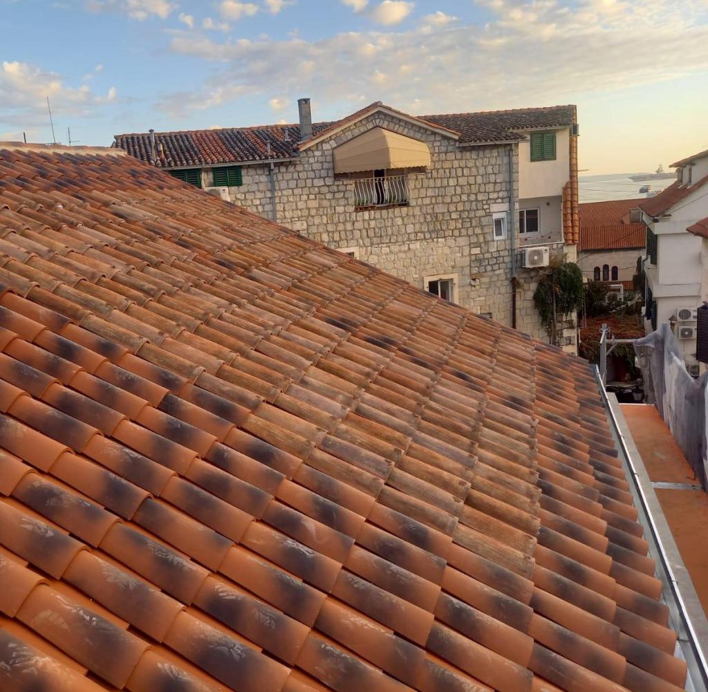 system installed on a public building inside historical centre of Split (Croatia) in 2022