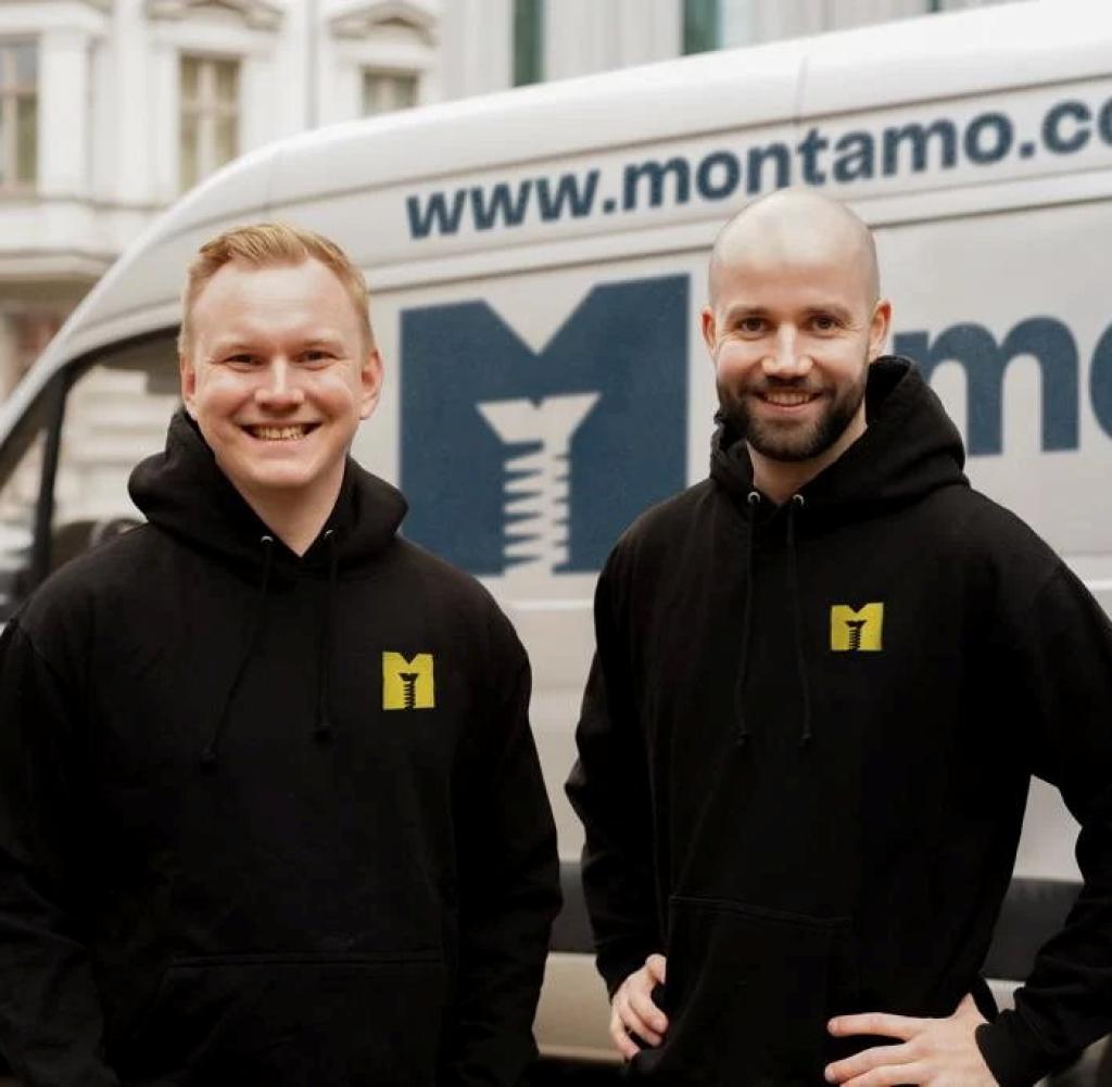 Die Handwerk-Gründer Ole Schaumberg und Alexander Böhm von Montamo